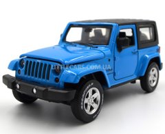 Іграшкова металева машинка Автопром 68331 Jeep Wrangler 1:31 синій 68331B фото