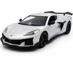 Іграшкова машинка Chevrolet Corvette C8 Z06 1:24 Автопром 661289 сірий 661289G фото