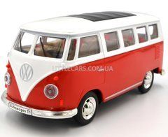 Іграшкова машинка Volkswagen T1 1:29 Автопром 68356 червоний 68356R фото