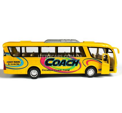 Kinsfun Bus Excellent Coach Travel Автобус желтый KS7101WY фото