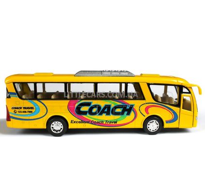 Kinsfun Bus Excellent Coach Travel Автобус жовтий KS7101WY фото