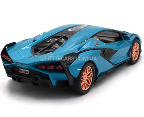 Іграшкова металева машинка Lamborghini Sian FKP 37 1:40 Kinsmart KT5431W синя KT5431WB фото