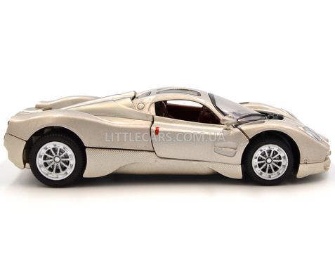 Іграшкова металева машинка Pagani Utopia 2022 1:32 Автопром 68727 бежева 68727BG фото