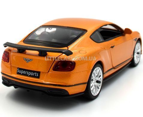 Модель машини Bentley Continental GT Supersports Автопром 68434 1:32 помаранчева 68434O фото