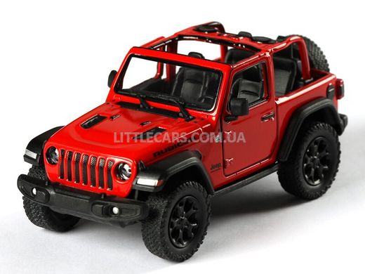 Іграшкова металева машинка Kinsmart Jeep Wrangler Cabrio червоний KT5412WAR фото