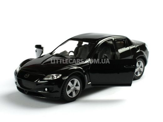 Іграшкова металева машинка Kinsmart Mazda RX8 чорна KT5071WBL фото