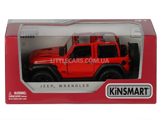 Металлическая модель машины Kinsmart Jeep Wrangler Cabrio красный KT5412WAR фото