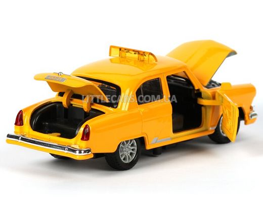 Металлическая модель машины Автопром ГАЗ 21 Волга Taxi Такси 7508Y фото