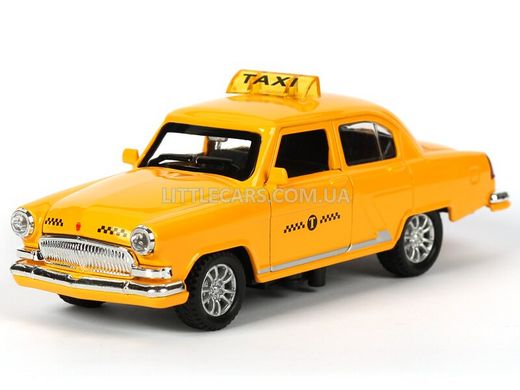 Іграшкова металева машинка Автопром ГАЗ 21 Волга Taxi таксі 7508Y фото