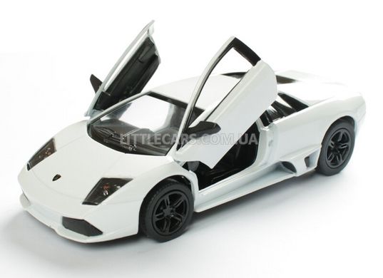 Металлическая модель машины Kinsmart Lamborghini Murciélago LP640 белая KT5317WW фото