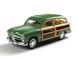 Іграшкова металева машинка Kinsmart Ford Woody wagon 1949 зелений KT5402WGN фото 1