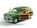 Іграшкова металева машинка Kinsmart Ford Woody wagon 1949 зелений KT5402WGN фото 2