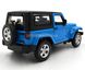 Металлическая модель машины Автопром 68331 Jeep Wrangler 1:31 синий 68331B фото 4
