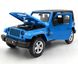 Металлическая модель машины Автопром 68331 Jeep Wrangler 1:31 синий 68331B фото 2