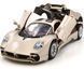 Іграшкова металева машинка Pagani Utopia 2022 1:32 Автопром 68727 бежева 68727BG фото 2