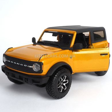 Колекційна металева машинка Maisto Ford Bronco Badlands 1:24 2021 помаранчевий 31530O фото