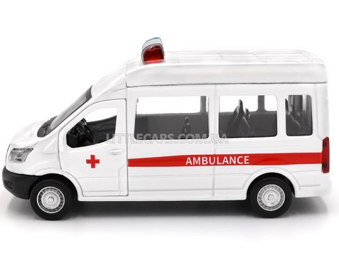 Модель машины Ford Transit Ambulance скорая помощь 1:52 Автопром 4373 белый 4373A фото