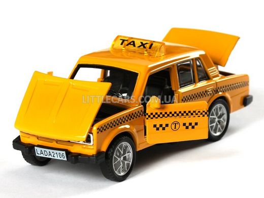 Моделька машины Автосвіт ВАЗ 2106 Taxi желтый AS2049Y фото