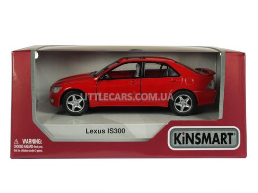 Іграшкова металева машинка Kinsmart Lexus IS300 червоний KT5046WR фото