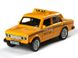 Іграшкова металева машинка Автосвіт ВАЗ 2106 Taxi жовтий AS2049Y фото 1