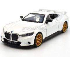 Іграшкова металева машинка BMW 3.0 CSL 2022 1:36 Автопром 68732 біла 68732W фото
