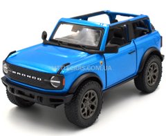 Игрушечная металлическая машинка Ford Bronco 2022 1:34 Kinsmart KT5438WA синий KT5438WAB фото