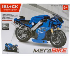 Конструктор мотоцикл IBLOCK PL-920-184 МЕГАBIKE 301 деталь PL-920-184 фото