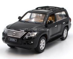 Металева модель машини Lexus LX570 Автопром 68301 1:34 чорний 68301BL фото