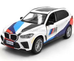 Модель машини BMW X5M Автопром 4375 1:43 біла 4375W фото