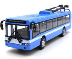 Іграшковий Тролейбус Автопром 6407 блакитний 6407B фото
