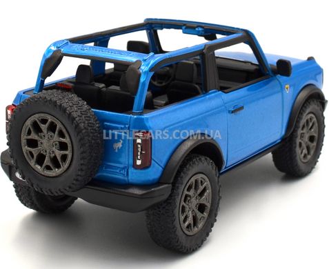 Іграшкова металева машинка Ford Bronco 2022 1:34 Kinsmart KT5438WA синій KT5438WAB фото