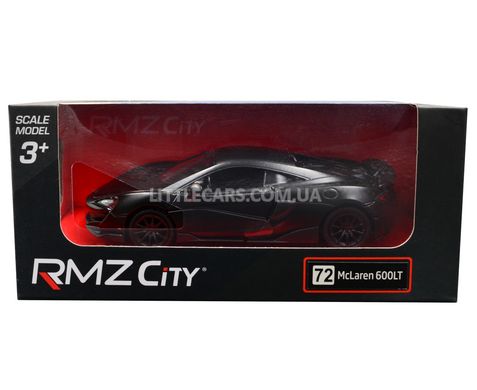 Металлическая модель машины McLaren 600LT 1:38 RMZ City 554985 черный матовый 554985MBL фото