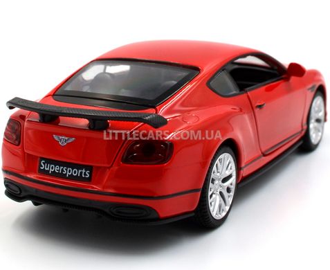Моделька машины Bentley Continental GT Supersports Автопром 68434 1:32 красная 68434R фото