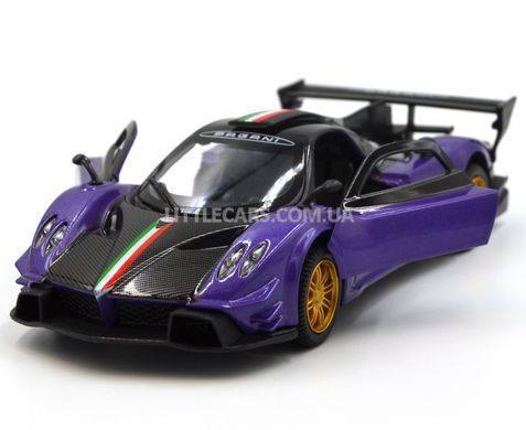 Модель машини Pagani Zonda Revolucion 1:31 Автопром 68314 фіолетова 68314V фото