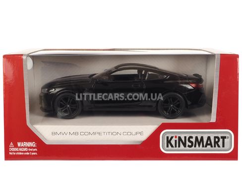 Іграшкова металева машинка Kinsmart BMW M8 Competition Coupe 1:38 чорна KT5425WBL фото