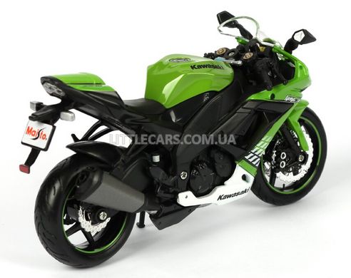 Мотоцикл Maisto Kawasaki Ninja ZX-10R 1:12 зеленый 311018 фото