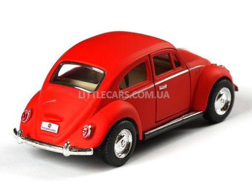 Металлическая модель машины Kinsmart Volkswagen Beetle Classical 1967 красный матовый KT5057WMR фото