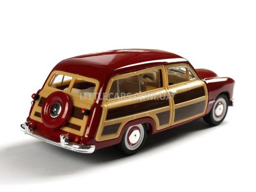 Іграшкова металева машинка Kinsmart Ford Woody wagon 1949 червоний KT5402WR фото