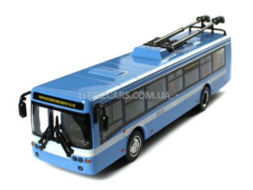 Іграшковий Тролейбус №16 Автопром 6407 блакитний 6407B фото