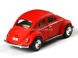 Іграшкова металева машинка Kinsmart Volkswagen Beetle Classical 1967 червоний матовий KT5057WMR фото 3