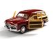 Іграшкова металева машинка Kinsmart Ford Woody wagon 1949 червоний KT5402WR фото 2