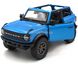 Игрушечная металлическая машинка Ford Bronco 2022 1:34 Kinsmart KT5438WA синий KT5438WAB фото 2
