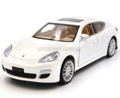Іграшкова машинка Porsche Panamera S 1:32 Автопром 68344 білий 68344W фото