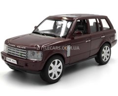 Металлическая модель машины Land Rover Range Rover Welly 39882CW 1:33 темно-красный 39882CWDR фото