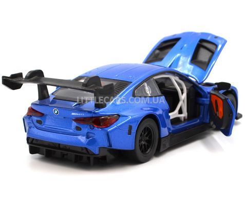 Іграшкова машинка BMW M4 GT3 1:32 Автопром 68715 синя 68715B фото