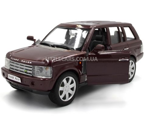 Металлическая модель машины Land Rover Range Rover Welly 39882CW 1:33 темно-красный 39882CWDR фото