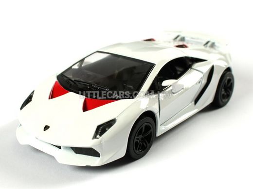 Іграшкова металева машинка Kinsmart Lamborghini Sesto Elemento біла KT5359WW фото