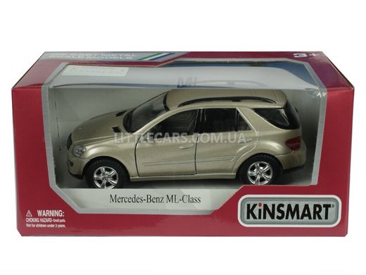 Іграшкова металева машинка Kinsmart Mercedes-Benz ML-Class бежевий KT5309WBG фото