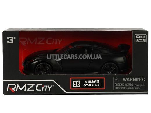 Іграшкова металева машинка RMZ City Nissan GT-R (R35) 1:32 чорний матовий 554033MBL фото