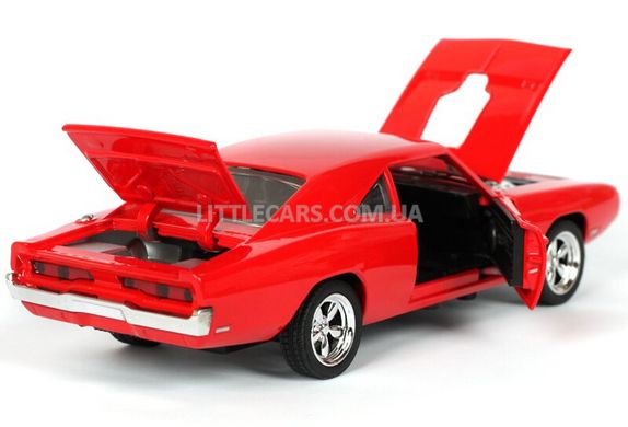 Металлическая модель машины Автопром Dodge Charger RT 1970 1:32 красный 32011R фото